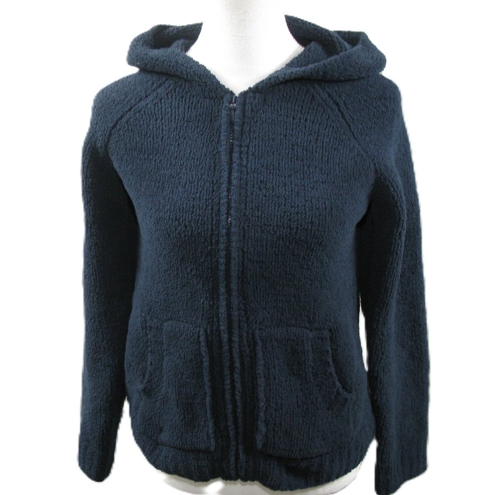 Guide Series Soft Navy Blue Zip Front Hoodie Size XS